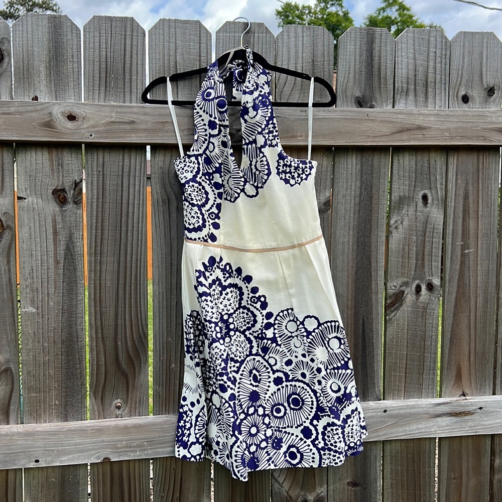 Nine West Floral Halter Dress